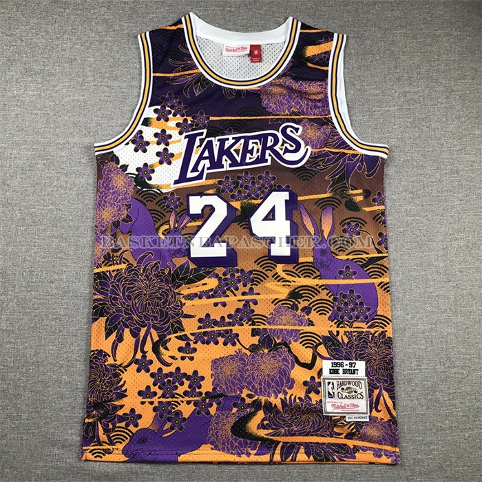 Maillot Los Angeles Lakers Kobe Bryant NO 24 Mitchell & Ness Lunar New Year Volet